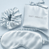 Pearl Silk Eye Mask & Scrunchie Gift Set
