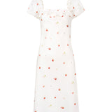 Strawberry Series Silk Short Nightdress