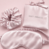 Pearl Silk Eye Mask & Scrunchie Gift Set