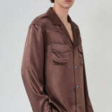 Brown Men's Pyjama Set