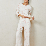 Strawberry Knitted Long Pyjama Trousers