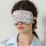 Cowboy Print Silk Eye Mask