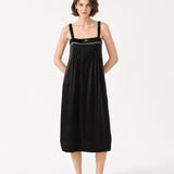 Ballerina Series French Pleated Lace Slip Dress