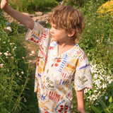 Pasta Club Kids' Silk Vacation Short Set