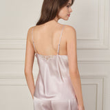 Oriental Series Silk Lace Strapless Top