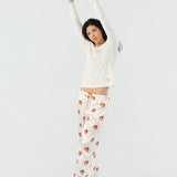 Maria Farrar Series Croissant Silk Trousers