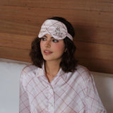 A Couple in the Sun Series Silk Embroidered Eye Mask