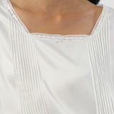 Ballerina Series Retro Square Neck Nightgown Set