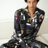 SILKY MIRACLE X BASQUIAT Melting Point Trousers