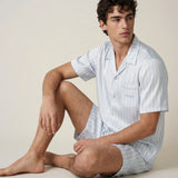 Pasta Club Collection Men's Silk Shorts Set