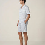 Pasta Club Collection Men's Silk Shorts Set