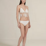 Pearl Series Stretch Lace Silk Panties