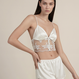 Pearl Series Lace Silk Sleep Shorts