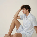 Pasta Club Collection Men's Silk Shorts Set