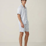 Pasta Club Collection Men's Silk Shorts Set