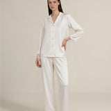 Pearl Series Lace Silk Long Set