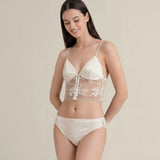 Pearl Series Stretch Lace Silk Panties
