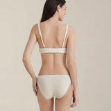 NUDE Series Pointelle Polka Dot Knit Bra