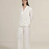 Pearl Series Lace Silk Long Set
