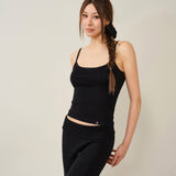 CloudKnit Silk-Cashmere Dot Jacquard Knit Camisole