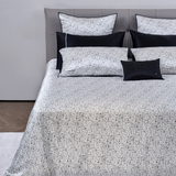 Monochrome Silk Bed Set
