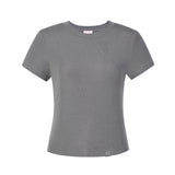 Charcoal Grey Silk Blend Grey T-Shirt