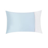Sky Blue Silk Pillow Case