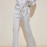 Galaxy Grey Silk Pyjamas Set