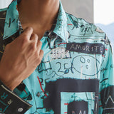 SILKY MIRACLE X BASQUIAT “Equals Pi” Oversized Shirt
