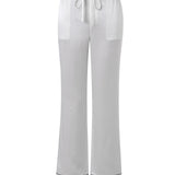 Classic White Silk Pyjama Set