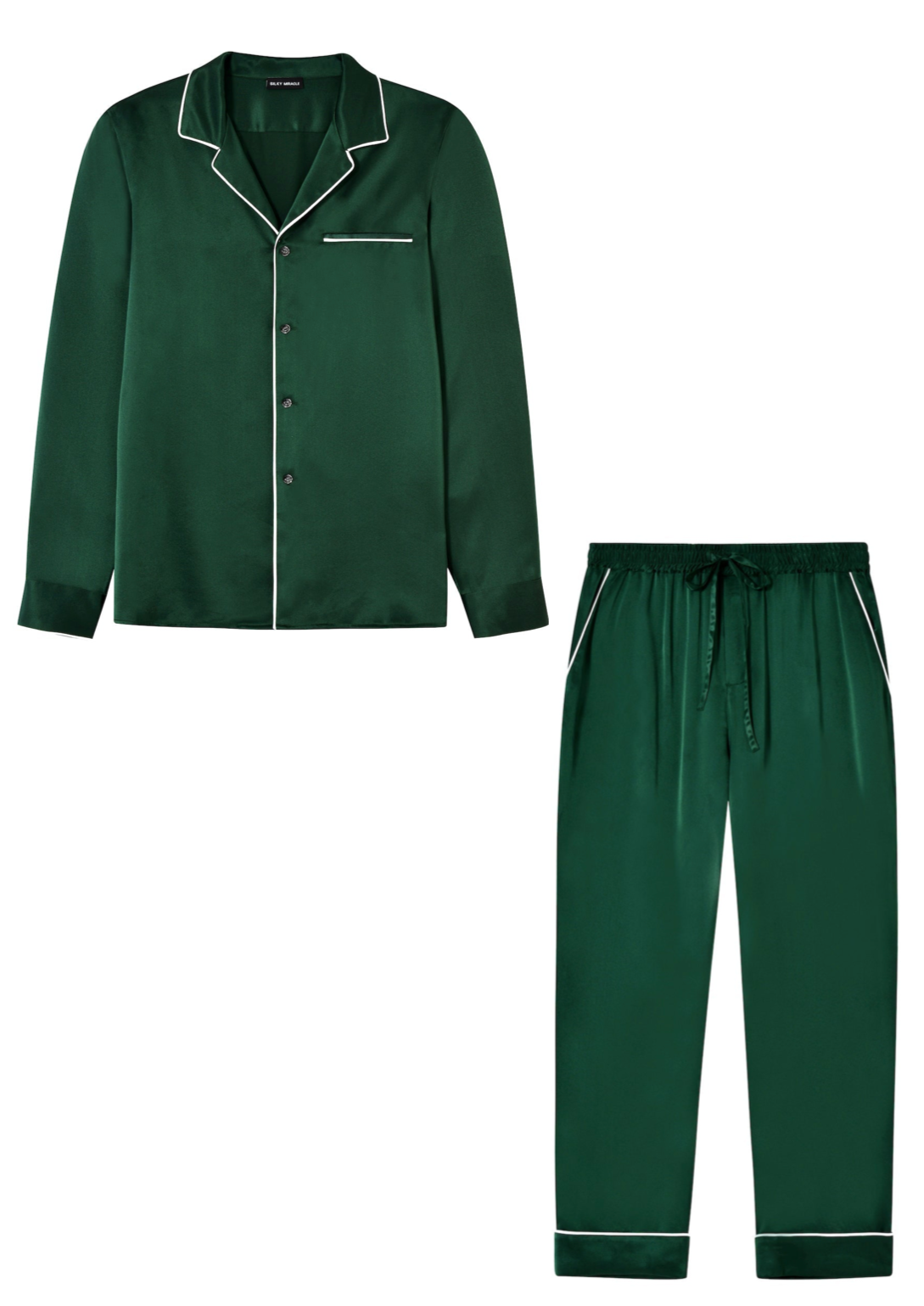 Classic Green Men s Pyjama Set Silky Miracle