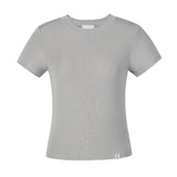 Swarovski Galaxy Grey Silk Blend T-Shirt