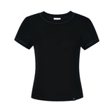 Swarovski Black Silk Blend T-Shirt